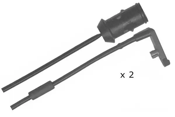 Warning Contact, brake pad wear (TU150)
