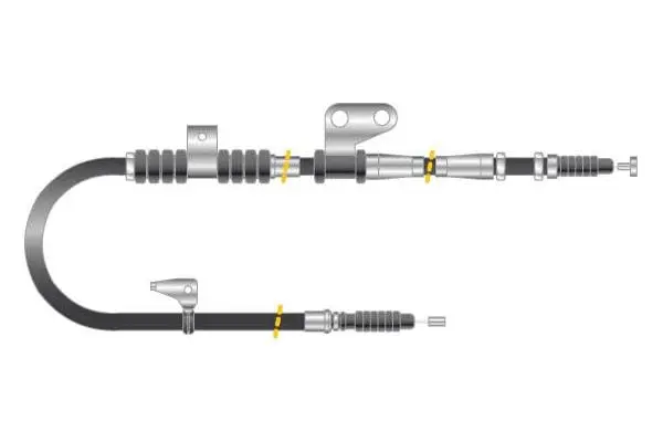 Cable Pull, parking brake (CF5644)