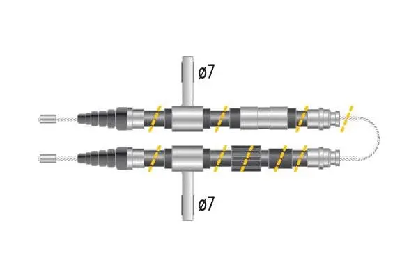 Cable Pull, parking brake (CF5013)