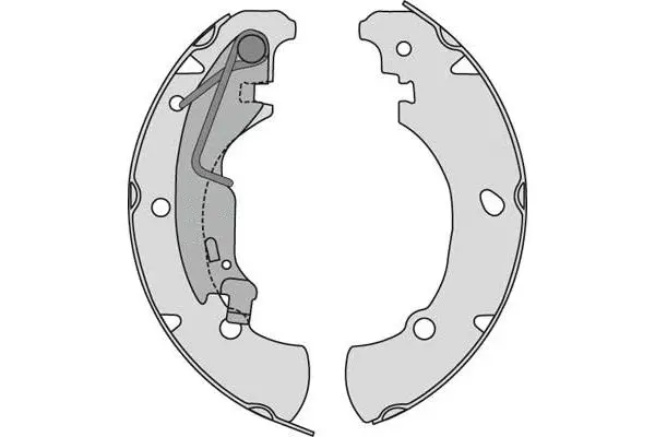 Brake Shoe Set (M822)