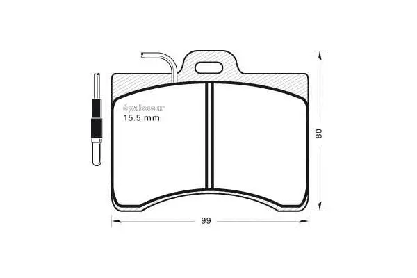 Brake Pad Set, disc brake (98)