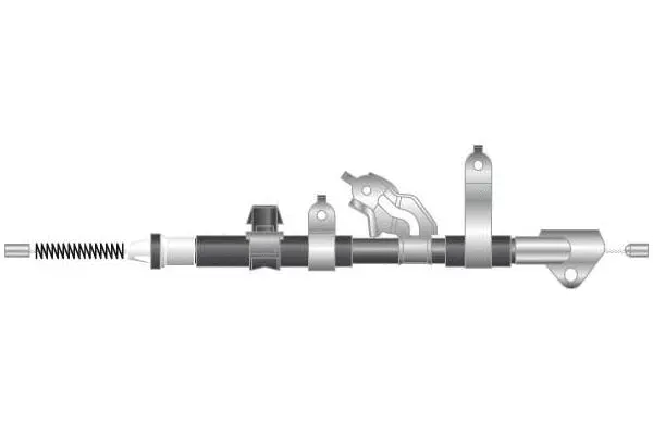 Cable Pull, parking brake (CF6057)