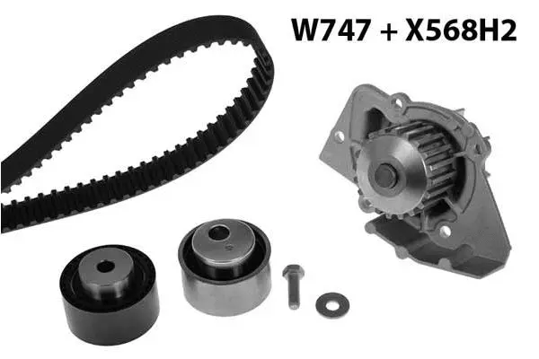 Water Pump & Timing Belt Kit (747K3)