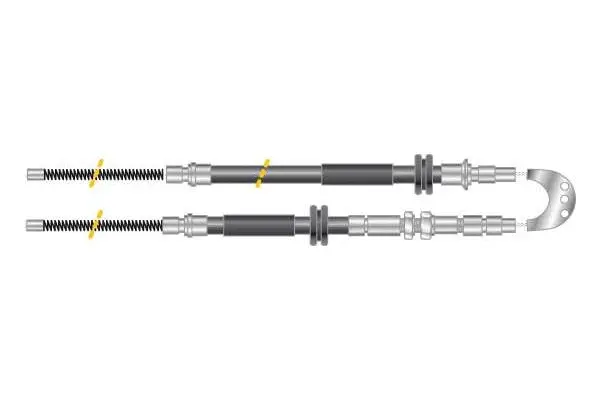 Cable Pull, parking brake (CF5230)