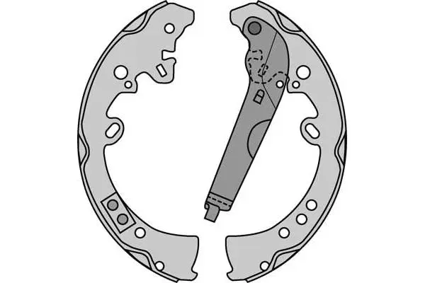 Brake Shoe Set (M959)