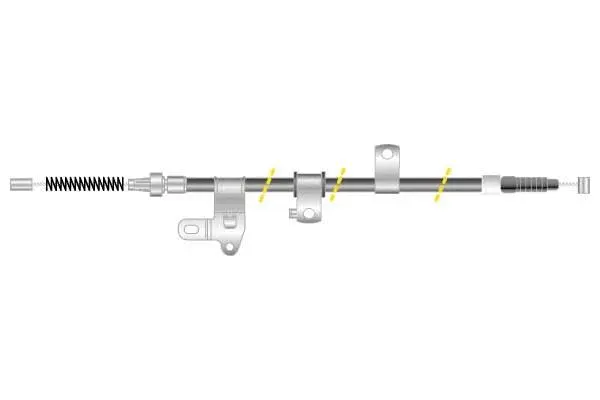 Cable Pull, parking brake (CF6277)