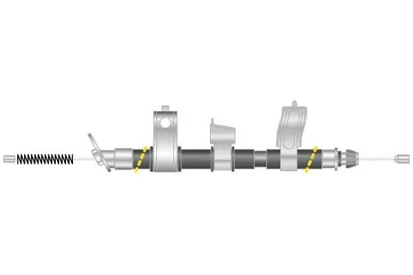 Cable Pull, parking brake (CF6243)