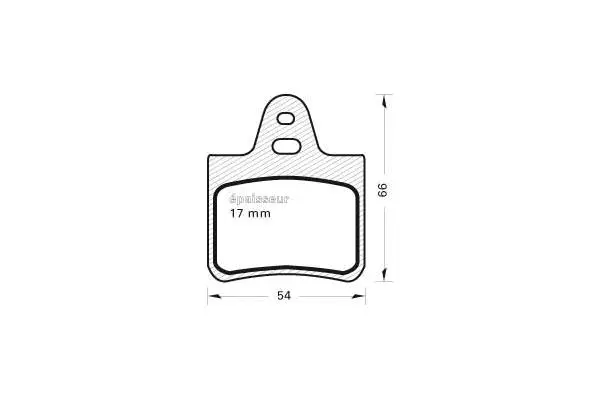 Brake Pad Set, disc brake (120)