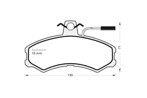 Brake Pad Set, disc brake (161)