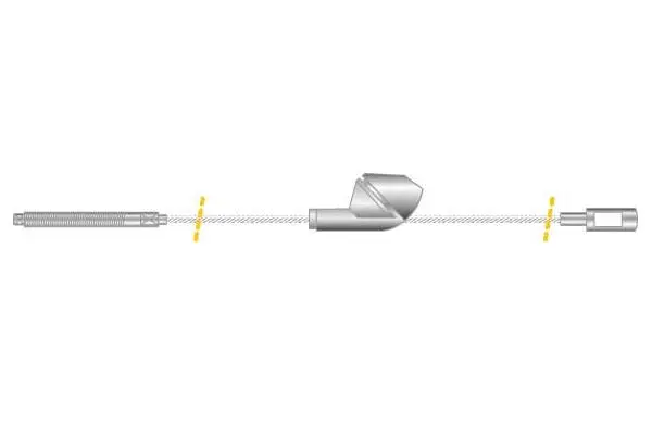 Cable Pull, parking brake (CF5343)