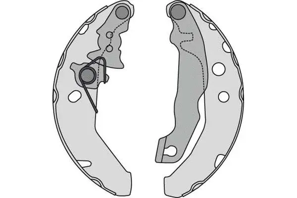 Brake Shoe Set (M641)