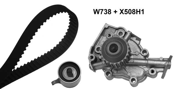 Water Pump & Timing Belt Kit (738K1)