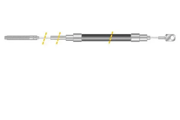 Cable Pull, parking brake (CF5051)