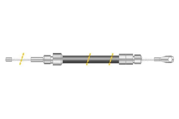 Cable Pull, parking brake (CF5119)