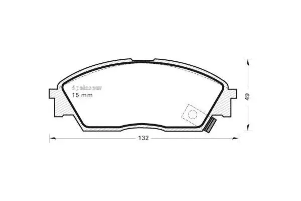 Brake Pad Set, disc brake (253)