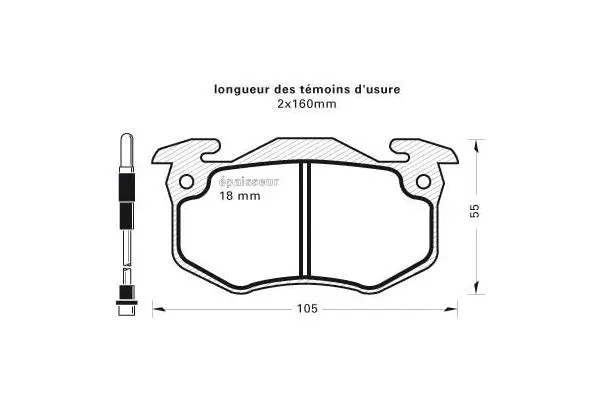 Brake Pad Set, disc brake (219)