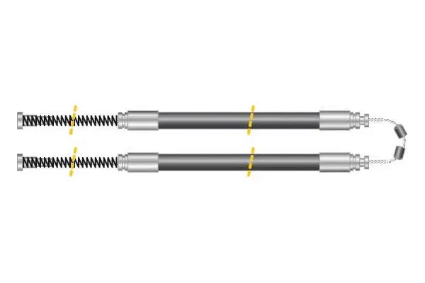 Cable Pull, parking brake (CF5171)
