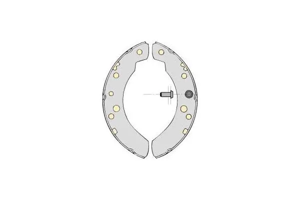 Brake Shoe Set (M646)