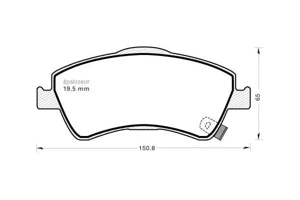 Brake Pad Set, disc brake (926)