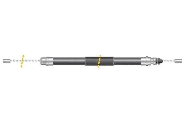 Cable Pull, parking brake (CF5400)