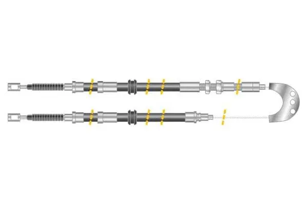 Cable Pull, parking brake (CF5238)