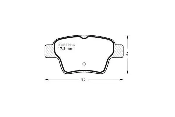 Brake Pad Set, disc brake (750)