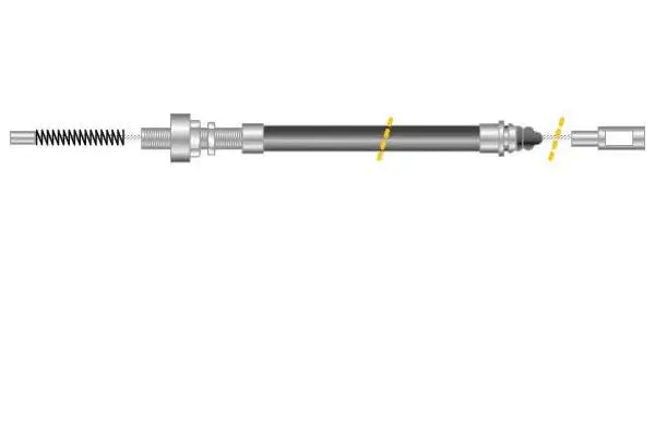 Cable Pull, parking brake (CF5087)