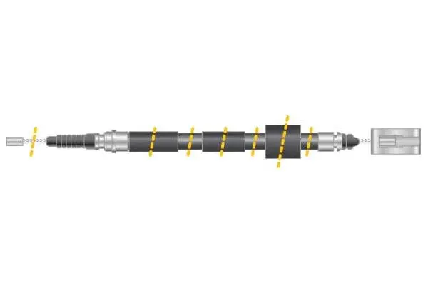 Cable Pull, parking brake (CF5450)