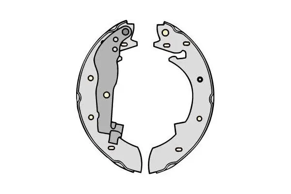 Brake Shoe Set (M725)