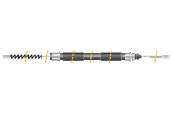 Cable Pull, parking brake (CF5428)