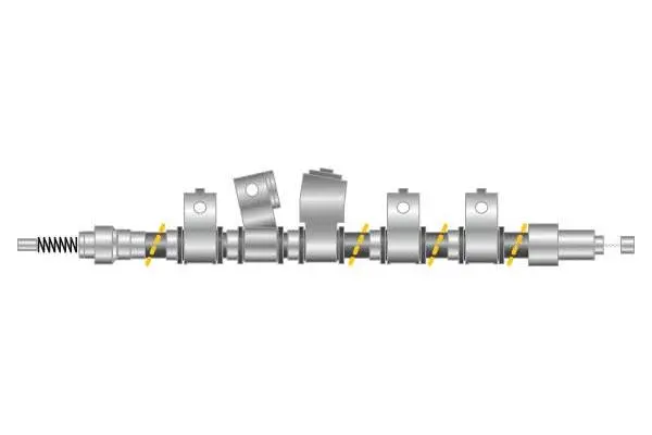 Cable Pull, parking brake (CF5705)