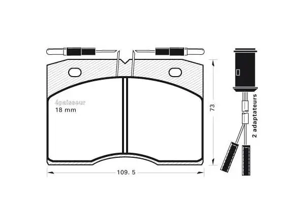Brake Pad Set, disc brake (216)