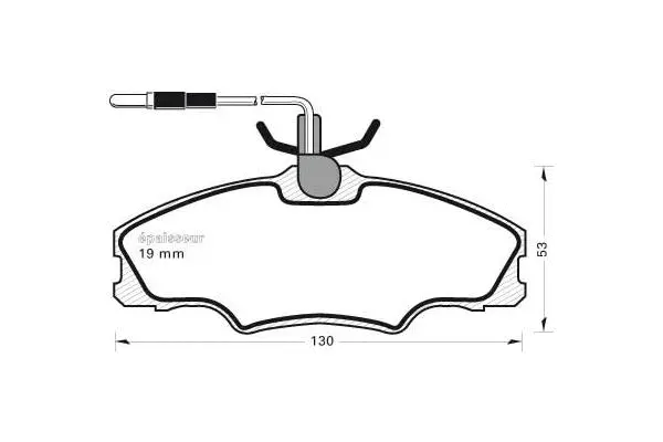 Brake Pad Set, disc brake (356)