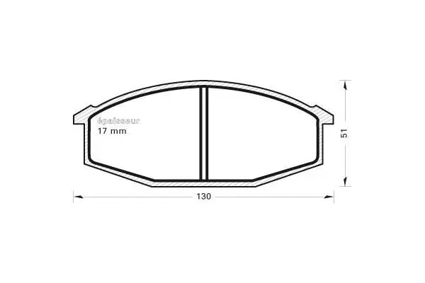 Brake Pad Set, disc brake (16)