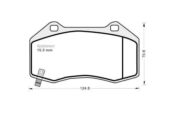 Brake Pad Set, disc brake (1144)