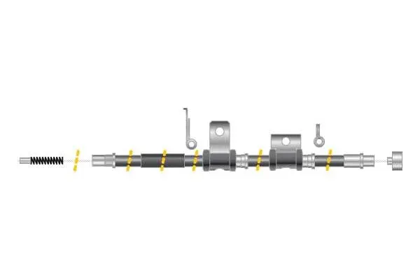Cable Pull, parking brake (CF5652)