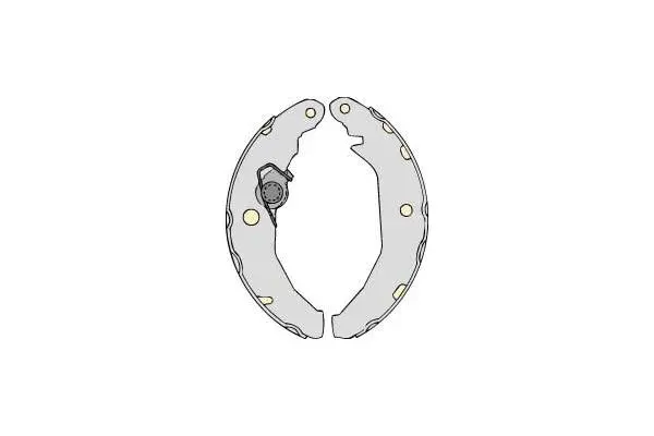 Brake Shoe Set (M626)