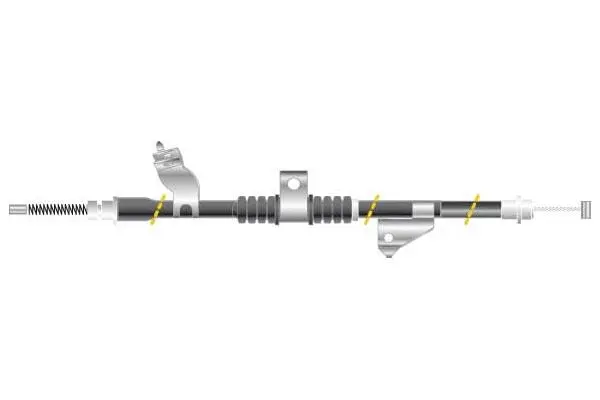 Cable Pull, parking brake (CF6204)