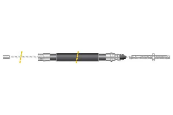 Cable Pull, parking brake (CF5399)