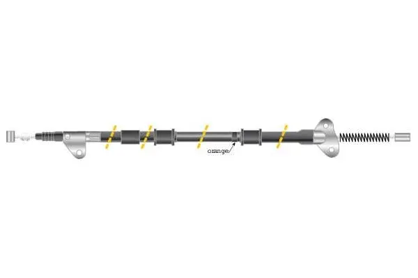 Cable Pull, parking brake (CF6152)