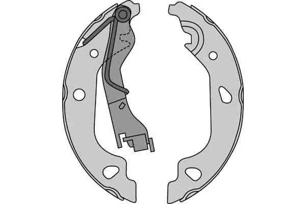 Brake Shoe Set (M787)