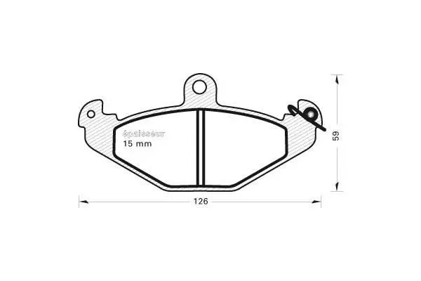 Brake Pad Set, disc brake (291)