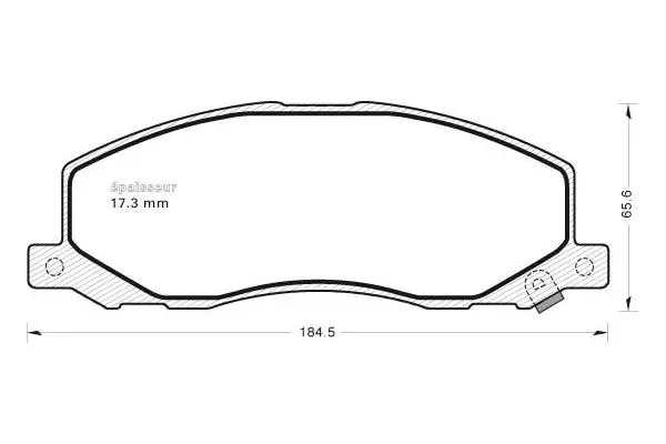 Brake Pad Set, disc brake (987)
