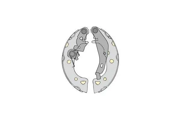 Brake Shoe Set (M640)