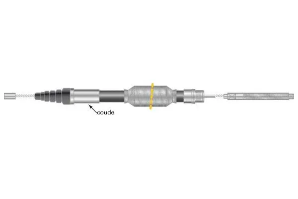 Cable Pull, parking brake (CF5499)