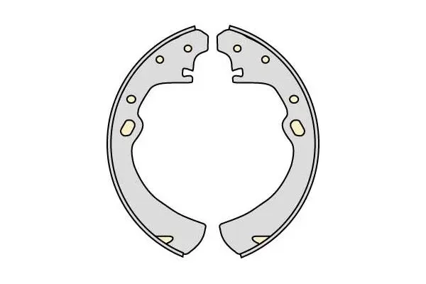 Brake Shoe Set (M743)