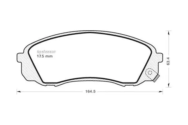 Brake Pad Set, disc brake (893)