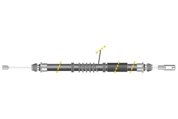 Cable Pull, parking brake (CF6349)