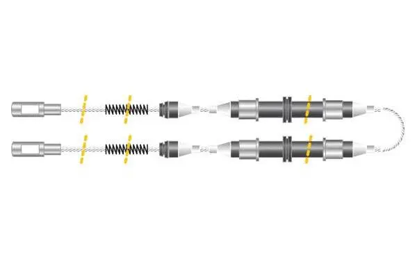 Cable Pull, parking brake (CF5320)