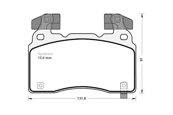 Brake Pad Set, disc brake (1290)